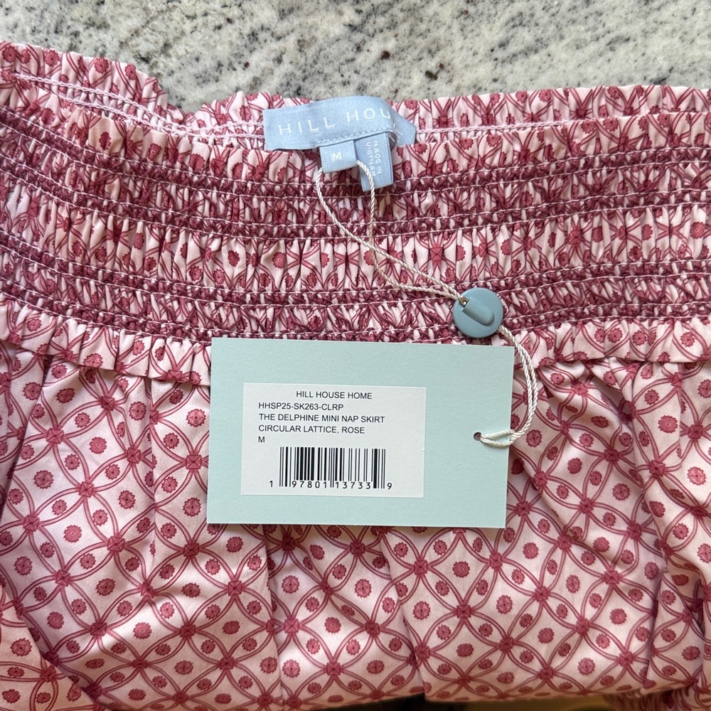 Hill House Rose Lattice Skirt Set, M - Picture 5 of 6
